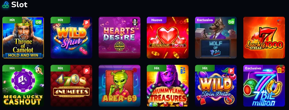 {39} Slot machine disponibili su 7Bit Casinò.