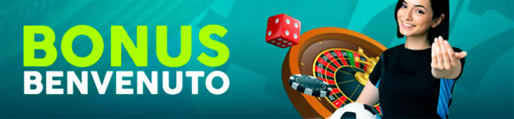 Bonus di benvenuto al Casinò Betitaly.