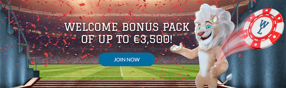 Bonus di benvenuto del Casinò White Lion Casinò White Lion Bonus di benvenuto